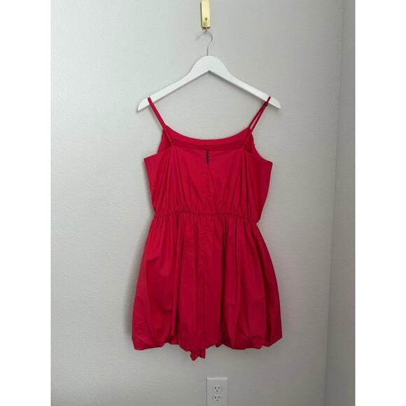 Jason Wu Women’s Poplin Red Bubble Summer Preppy Mini Dress Sz M - Picture 3 of 7